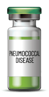 A picture of a Pneumococcal disease Bottle.