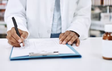 doctor prescribing